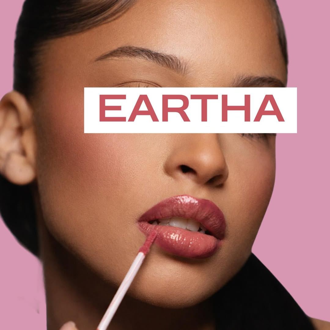Eartha lip gloss close-up on Instagram